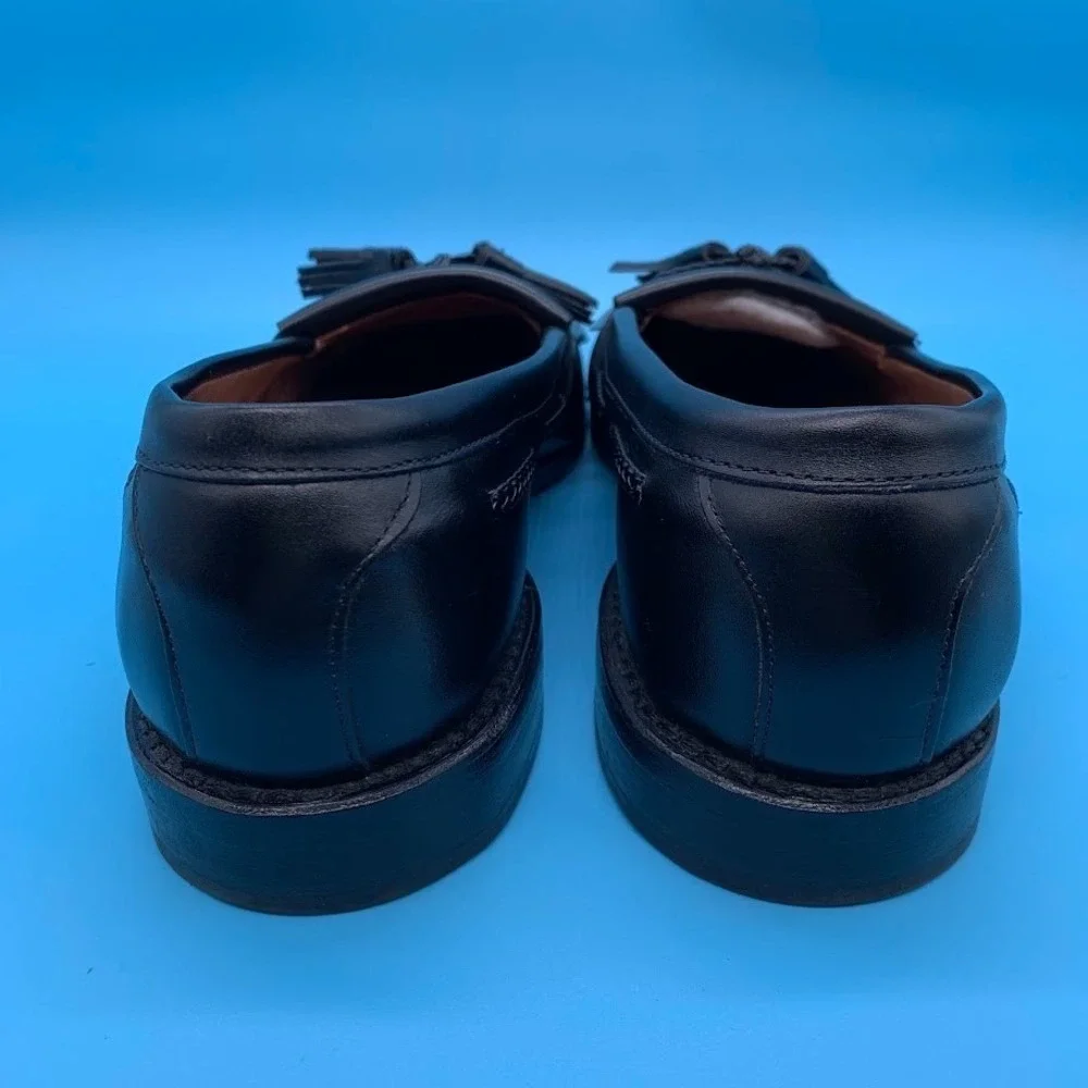 Allen Edmonds Cody Mens Size 11 B Black‎ Leather Tassel Loafers Dress Shoes 1809